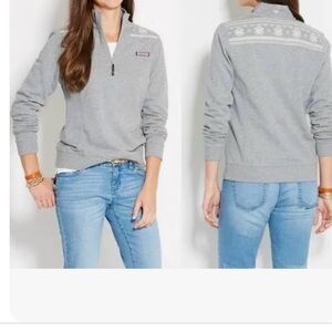Vineyard Vines Snowflake Grey Shep Shirt